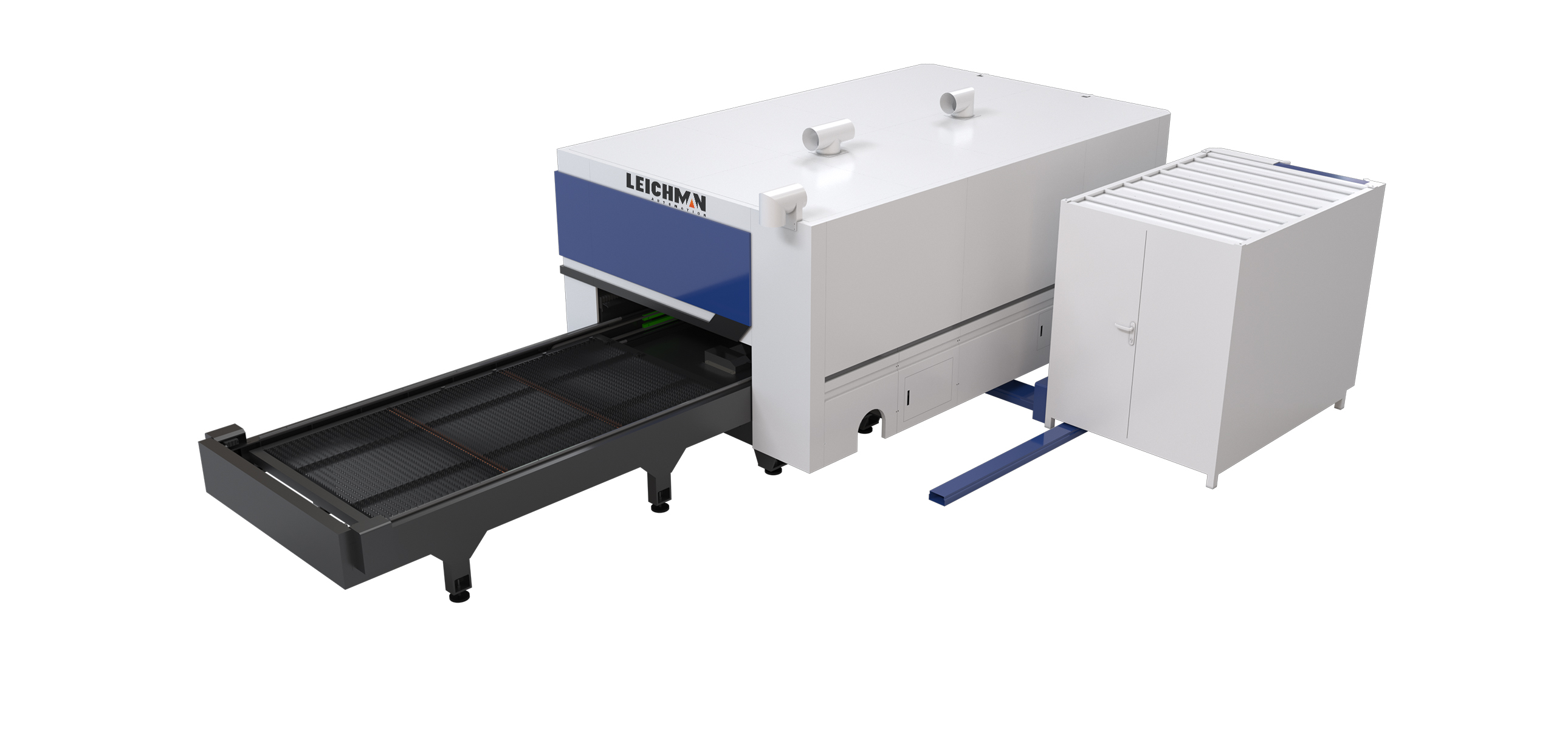 Fiber Laser Cutting Machine with Exchange Table