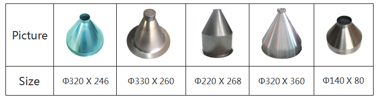 Stainless steel funnel spinning case
