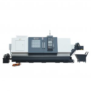 CK6166 horizontal CNC lathe machine with Φ660mm swing over bed and 11KW powerful spindle
